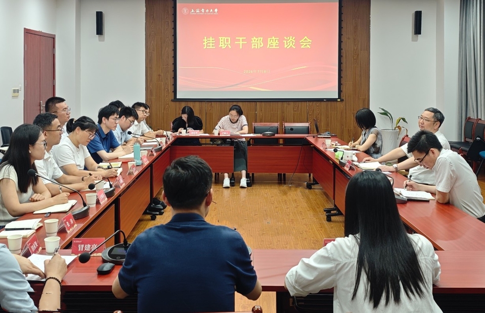 学校召开挂职干部座谈会