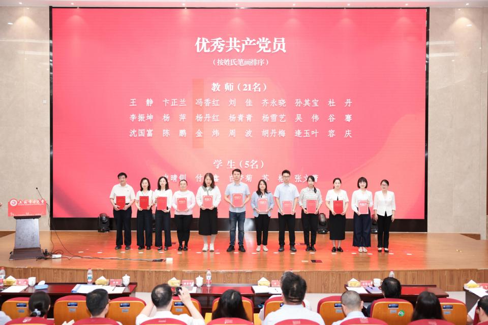 上海电力大学召开“两优一先”表彰会议